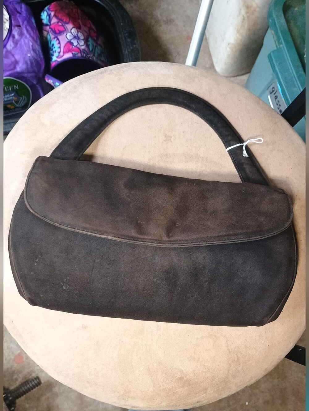 Vintage Suede Handbag